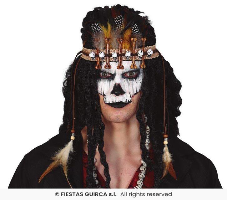 Voodoo Hoofdband, Hobby en Vrije tijd, Feestartikelen, Feestartikel, Nieuw, Verzenden