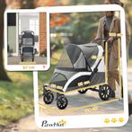 TRUUSK Opvouwbare Hondenbuggy en Kattenwagen - Voor Grote Ho, Dieren en Toebehoren, Honden-accessoires, Verzenden, Nieuw