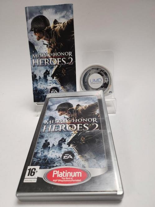 Medal of Honor Heroes 2 Platinum PSP, Spelcomputers en Games, Games | Sony PlayStation Portable, Ophalen of Verzenden