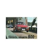 1965 TOYOTA 800 SPORT BROCHURE JAPANS, Boeken, Auto's | Folders en Tijdschriften, Nieuw, Author, Toyota