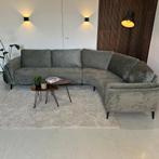 Groene hoekbank In house 310x205cm - GRATIS BEZORGING, Huis en Inrichting, Banken | Bankstellen, Hout, Hoekbank, 300 cm of meer