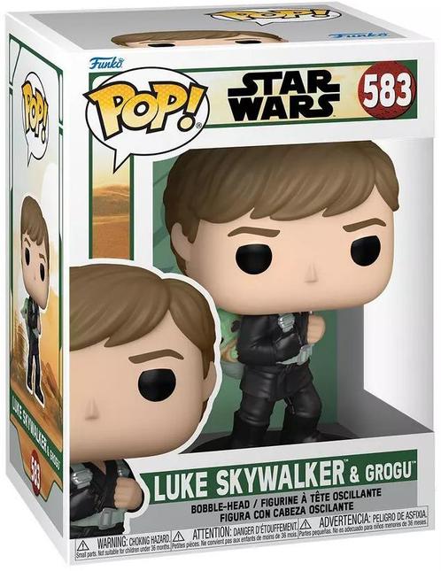 Funko Pop! - Star Wars Luke Skywalker & Grogu #583 | Funko -, Verzamelen, Poppetjes en Figuurtjes, Nieuw, Verzenden