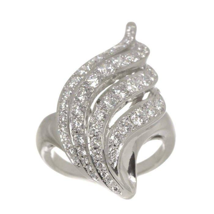 Other brand - Ring Platina, Sieraden, Tassen en Uiterlijk, Ringen