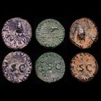 Romeinse Rijk. Claudius (41-54 n.Chr.). 3 x Quadrans Rome