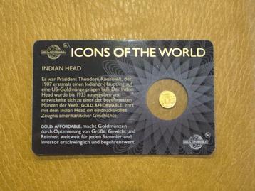 Rwanda. 10 Frw 2016 - Indian Head., 1/200 Oz (.999) (Zonder beschikbaar voor biedingen
