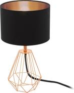 EGLO Carlton 2 Tafellamp E14 30,5 cm Koper/Zwart, Huis en Inrichting, Lampen | Tafellampen, Ophalen of Verzenden, Zo goed als nieuw