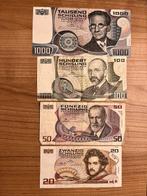 Oostenrijk. - 20, 50, 100, 500 Schilling - Various Dates