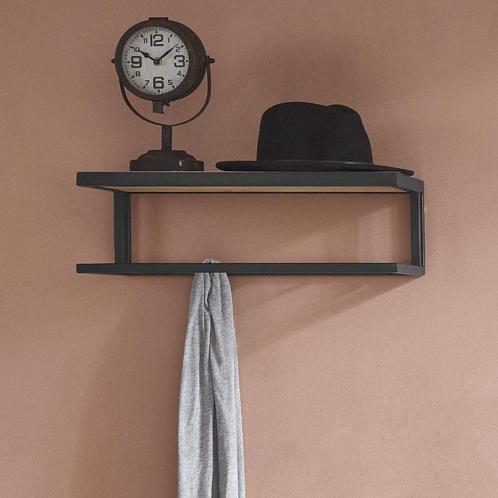 Indra kapstok zwart / licht geb. eiken, Huis en Inrichting, Woonaccessoires | Wanddecoraties, Nieuw, Ophalen of Verzenden