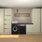 Magnolia greeploze waskamer Benin 101941, Huis en Inrichting, Keuken | Complete keukens, Verzenden, Nieuw