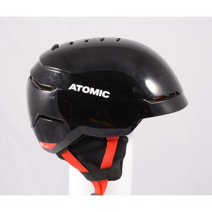 55 56 57 58 59 skihelm/snowboardhelm ATOMIC SAVOR, BLACK/red, Sport en Fitness, Skiën en Langlaufen, Skiën, Overige typen, Gebruikt