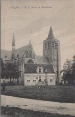 WOUW - R. C. Kerk en Raadhuis, Verzamelen, Verzenden, Gelopen
