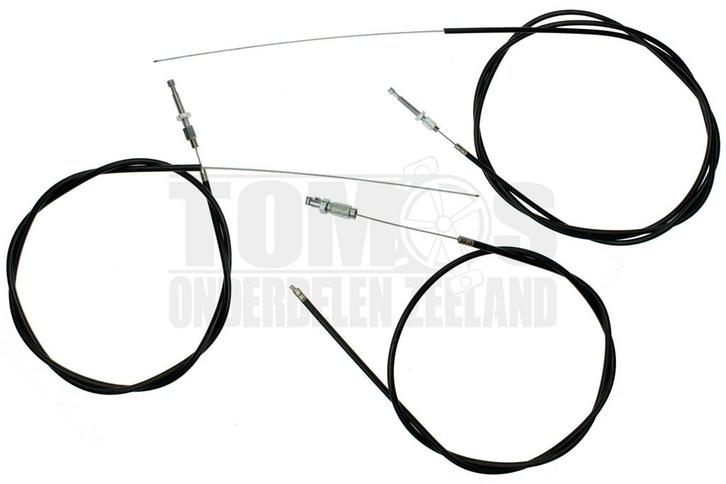 Tomos Remkabel / Gaskabel set 3-delig voor A3 / A35 / div..., Fietsen en Brommers, Brommeronderdelen | Algemeen, Nieuw, Ophalen of Verzenden
