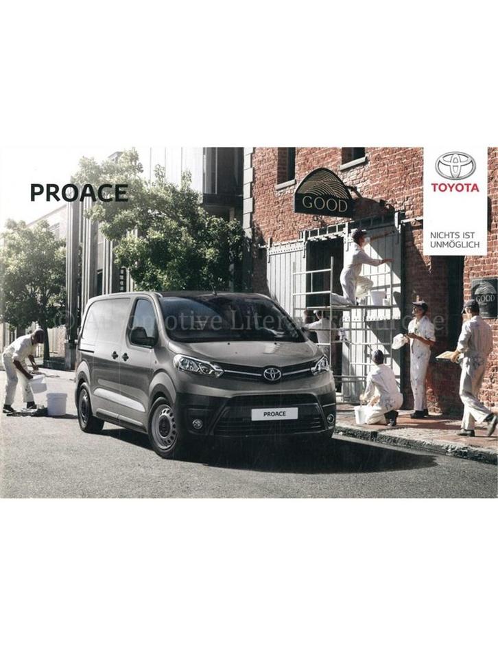 2016 TOYOTA PROACE BROCHURE DUITS, Boeken, Auto's | Folders en Tijdschriften, Toyota