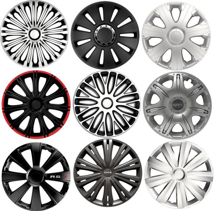 Wieldoppenset 4Racing - 13, 14, 15, 16, 17, 18 inch -wieldop, Auto diversen, Wieldoppen, Nieuw, Ophalen of Verzenden