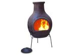 Sol-y-Yo Chimenea Mexicaanse tuinkachel Jumbo (bruin, 115, Tuin en Terras, Verzenden, Nieuw