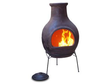 Sol-y-Yo Chimenea Mexicaanse tuinkachel Jumbo (bruin, 115, Tuin en Terras, Tuinhaarden, Nieuw, Verzenden