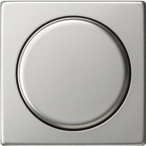 GIRA Systeem 55 Draaiknop dimmer Edelstaal 065600, Doe-het-zelf en Verbouw, Elektra en Kabels, Nieuw, Ophalen of Verzenden