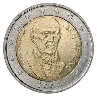 San Marino 2 Euro Borghesi 2004, Postzegels en Munten, Munten | Europa | Euromunten, Verzenden