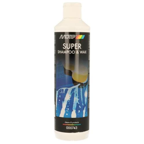 Motip super shampoo en wax / auto shampoo 500ml, Motoren, Accessoires | Onderhoudsmiddelen, Verzenden