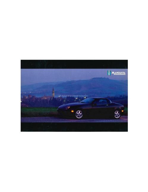 1999 DE TOMASO MANGUSTA BROCHURE, Boeken, Auto's | Folders en Tijdschriften