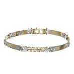 Armband - 18 karaat Geel goud, Witgoud, Sieraden, Tassen en Uiterlijk, Armbanden, Nieuw