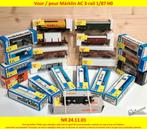 Marklin modeltreinen, locomotieven, wagons, rails, 2dehands, Hobby en Vrije tijd, Modeltreinen | H0, Gebruikt, Wisselstroom, Märklin