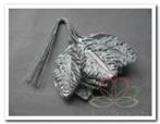 Brokaat bladeren zilver blaadjes 28x44 mm Brokaat bladere, Huis en Inrichting, Ophalen of Verzenden, Nieuw