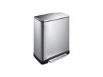 Veiling - EKO pedaalemmer E-Cube mat RVS 50L, Huis en Inrichting, Woonaccessoires | Prullenbakken, Nieuw