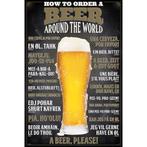 Poster How to Order a Beer 61x91,5cm, Verzenden, Nieuw, A1 t/m A3