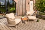 4SO Puccini/Mindo loungestoelen set - Latte, Tuin en Terras, Tuinsets en Loungesets, Verzenden, Nieuw, Hout, Loungeset