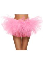 Korte Tutu Lichtroze Tule Rokje L XL XXL Roze Petticoat Rok, Ophalen of Verzenden, Nieuw, Carnaval, Kleding