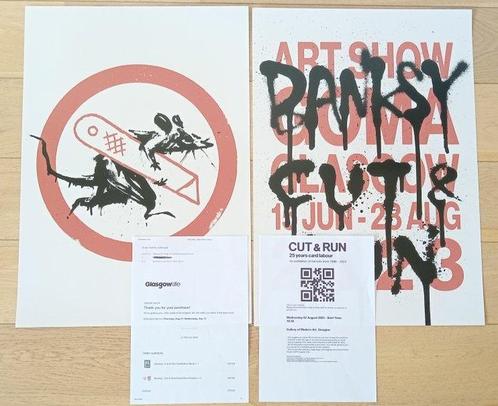 Banksy (after) - banksy - Cut And Run Posters Banksy - 2020s, Antiek en Kunst, Kunst | Schilderijen | Modern