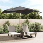 vidaXL Parasol met houten paal 300x300x273 cm, Verzenden, Nieuw, 3 tot 4 meter