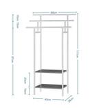 Handdoekhouder Vrijstaand van Hout en Metaal – 3 Stangen, Verzenden, Nieuw