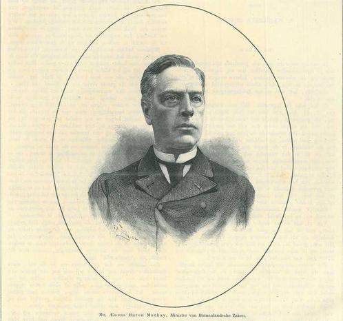 Portrait of Aeneas, Baron Mackay Jr., Antiek en Kunst, Kunst | Etsen en Gravures