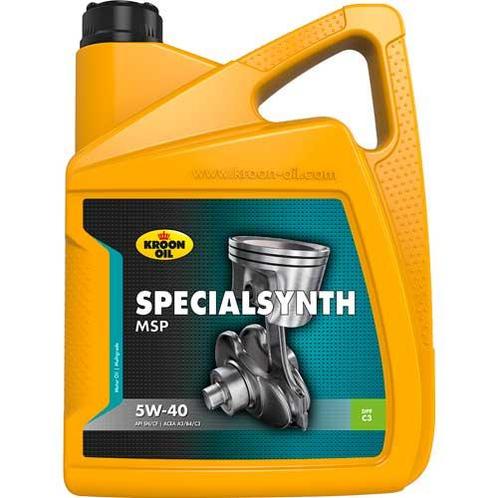 Kroon Oil Specialsynth MSP 5W40 5 liter, Auto diversen, Onderhoudsmiddelen, Ophalen of Verzenden
