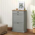 vidaXL Schoenenkast VIGO 60x35x96 cm massief grenenhout, Verzenden, Nieuw