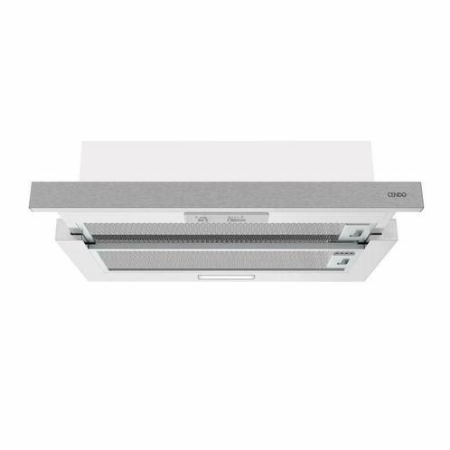 Vlakscherm Afzuigkap | 60 cm | RVS | CENDO KR32VPDR-V2, Witgoed en Apparatuur, Afzuigkappen, Inbouw, 400 tot 600 m³ per uur, Motor