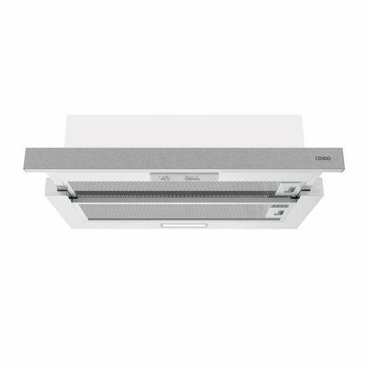 Vlakscherm Afzuigkap | 60 cm | RVS | CENDO KR32VPDR-V2, Witgoed en Apparatuur, Afzuigkappen, Inbouw, 400 tot 600 m³ per uur, Motor