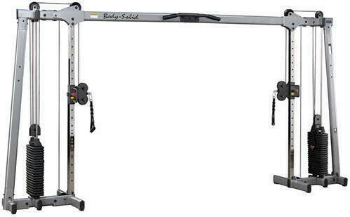 Body-Solid GDCC250 Deluxe Cable Crossover met 2 x 75 kg, Sport en Fitness, Fitnessmaterialen, Nieuw, Armen, Benen, Borst, Buik