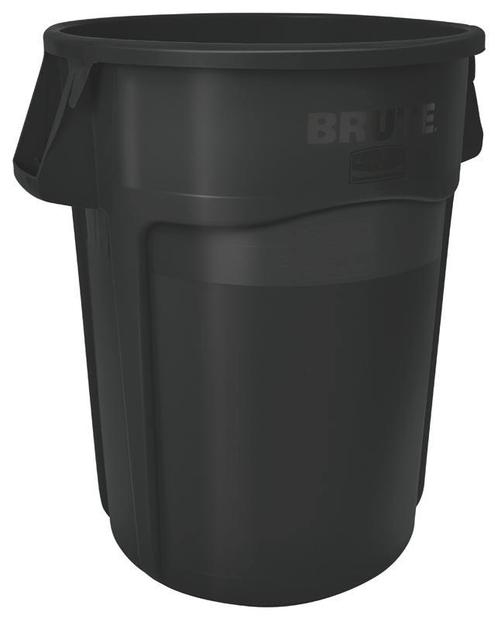 Rubbermaid Brute container 166,5 ltr zwart, Huis en Inrichting, Schoonmaakartikelen, Verzenden