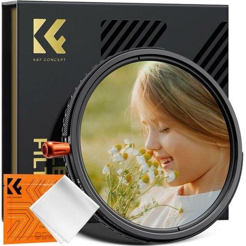 K&F Variabel Grijsfilter ND2-ND32 met CPL (82mm), Audio, Tv en Foto, Fotografie | Accu's en Batterijen, Nieuw, Ophalen of Verzenden