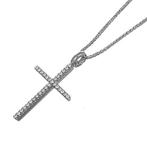 Damiani - Ketting met hanger - 18 karaat Witgoud - 0.30ct.