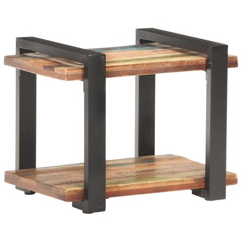 vidaXL Nachtkastje 50x40x40 cm massief gerecycled hout, Huis en Inrichting, Slaapkamer | Nachtkastjes, Nieuw, 45 tot 65 cm, Hout