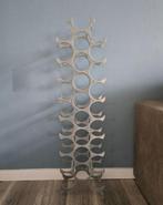 in de stijl van Micheal Noll - Wijnrek - Gepolijst Aluminium, Antiek en Kunst