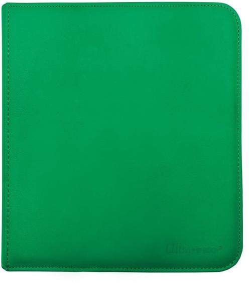 Zippered 12-Pocket Pro-Binder - Groen | Ultra Pro - Trading, Hobby en Vrije tijd, Verzamelkaartspellen | Overige, Nieuw, Verzenden