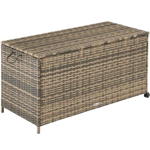 Opbergbox Kuusamo met aluminium frame en wielen 297l, 117x54, Tuin en Terras, Overige Tuin en Terras, Verzenden