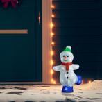 vidaXL Kerstfiguur sneeuwman LED binnen en buiten 30 cm, Verzenden, Nieuw