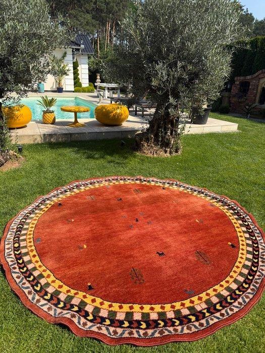 Unique Indo Gabbeh - Tapijt - 255 cm - 247 cm, Huis en Inrichting, Stoffering | Tapijten en Kleden