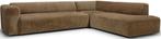 Annie 3-Zits + Chaise Lounge Goud Beige Rechts/Links, Ophalen of Verzenden, Nieuw